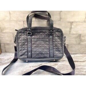 Vera Bradley Large Tote in Performance Twill Tranquil Gray Laptop Bag Womens Bag